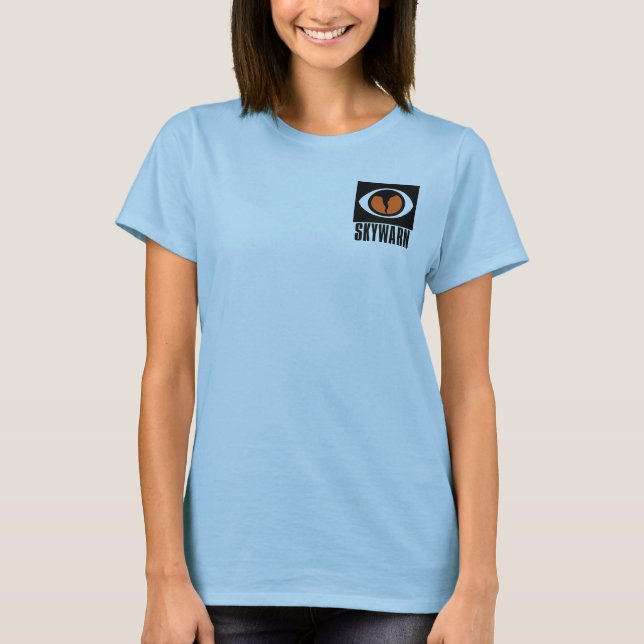 SKYWARN Women's Jacket T-Shirt (Front)