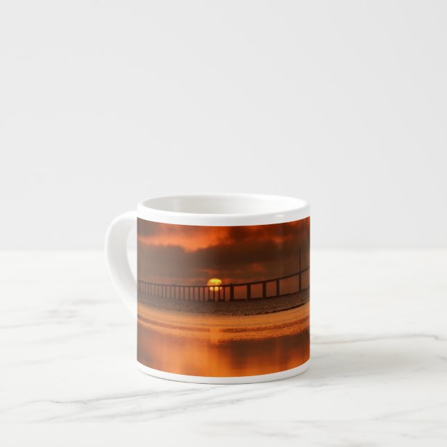 Skyway Bridge Espresso Cup (Front Left)