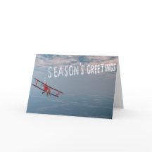 Skywriting Season's Greetings card