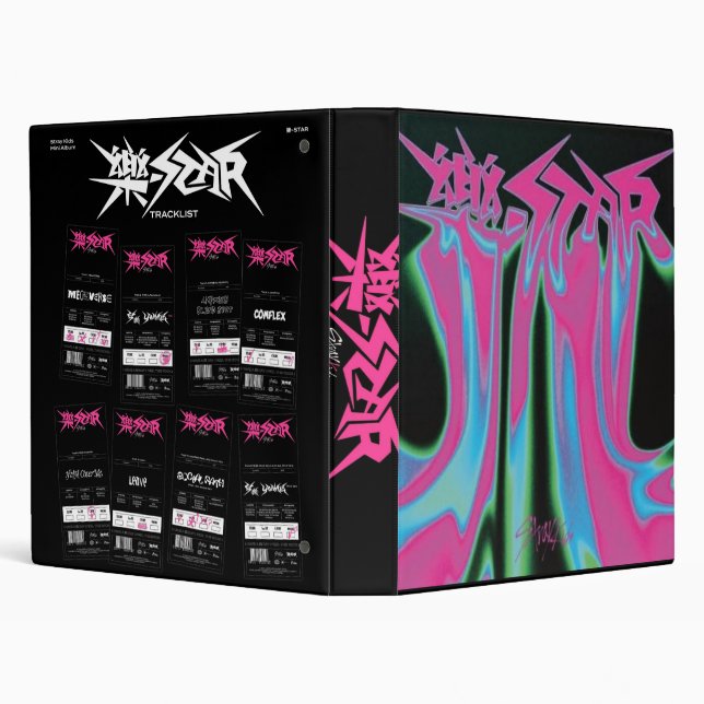 SKZ Rockstar Photocard Classeur (Arrière-plan)
