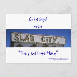 Slab City Postcard