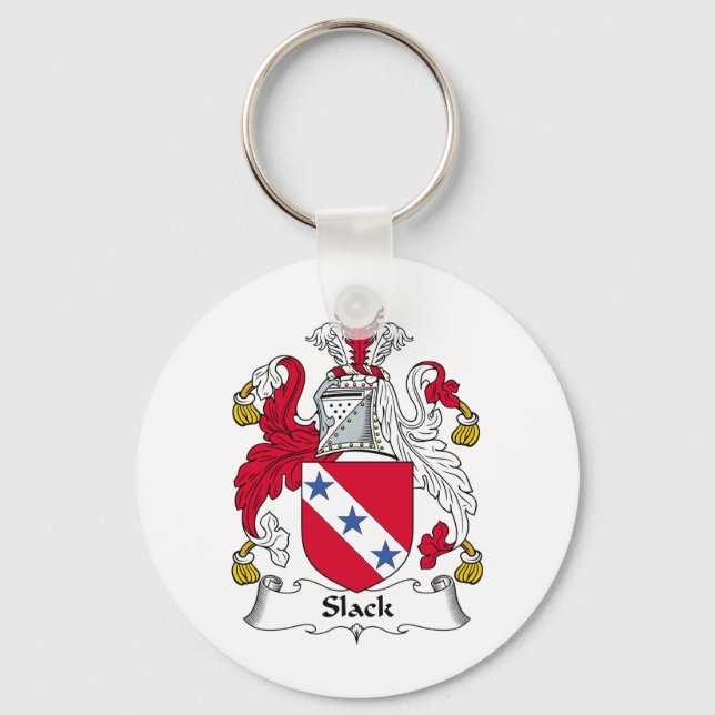 Slack Family Crest Keychain (Front)