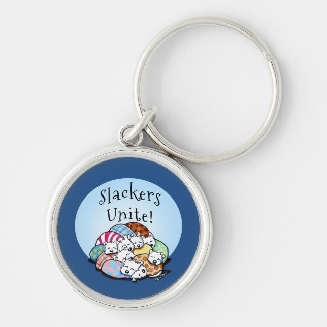 Slackers Unite Keychain (Front)