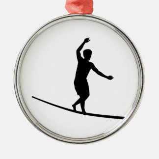 Slackline Metal Ornament