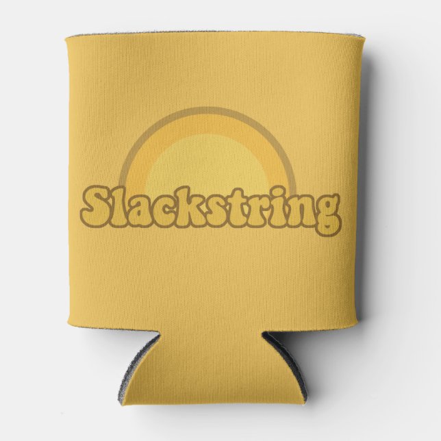 Slackstring Truckin' Beer Can Can Cooler (Front)