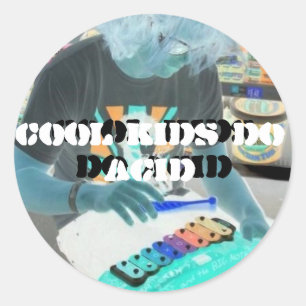 Slade and the BIG NOTHING!cool kids acid Sticker