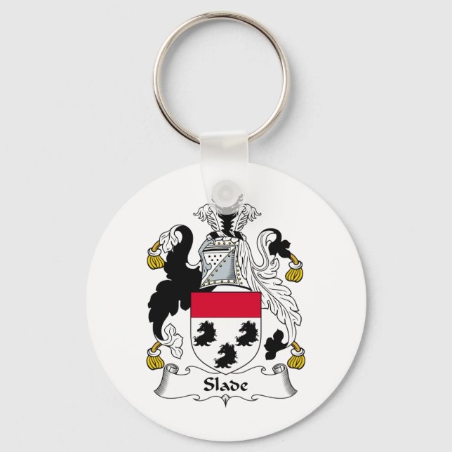 Slade Family Crest Keychain (Front)