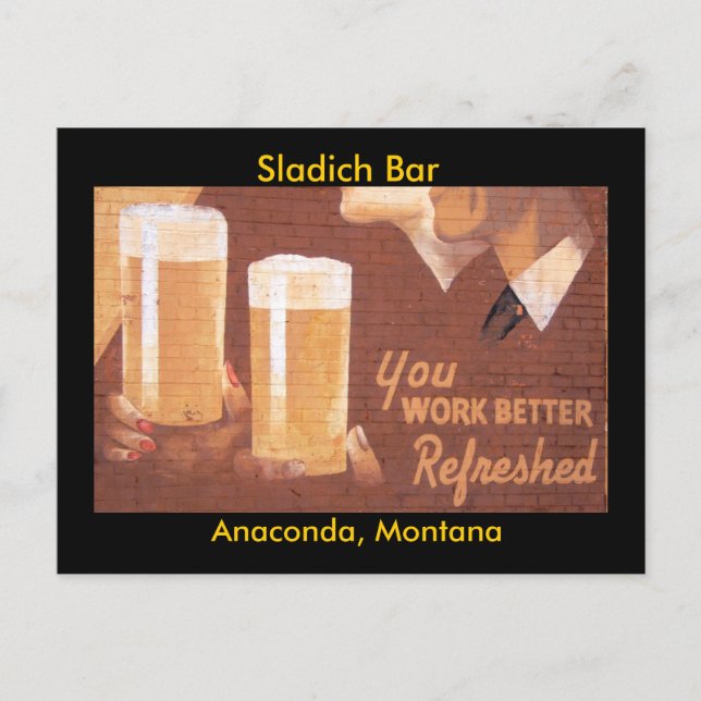 Sladich Bar Postcard (Front)