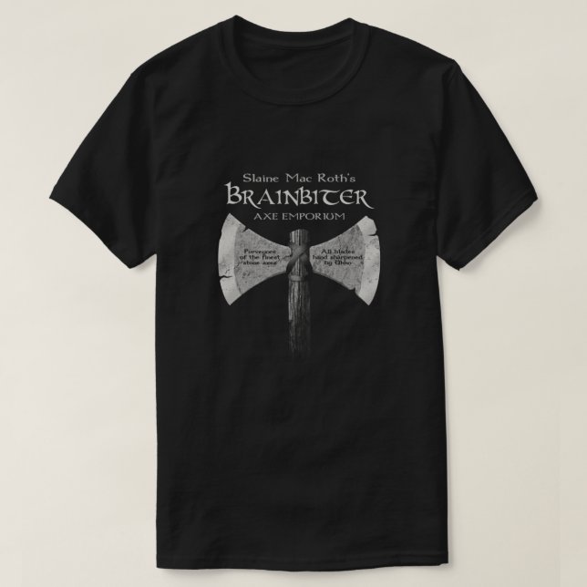 Slaine Mac Roth's Ax Emporioum Essential T-Shirt (Design Front)