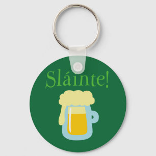 Sláinte Beer Keychain