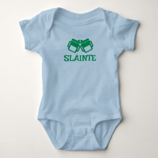 SLÁINTE body manchette bleu pour bébé