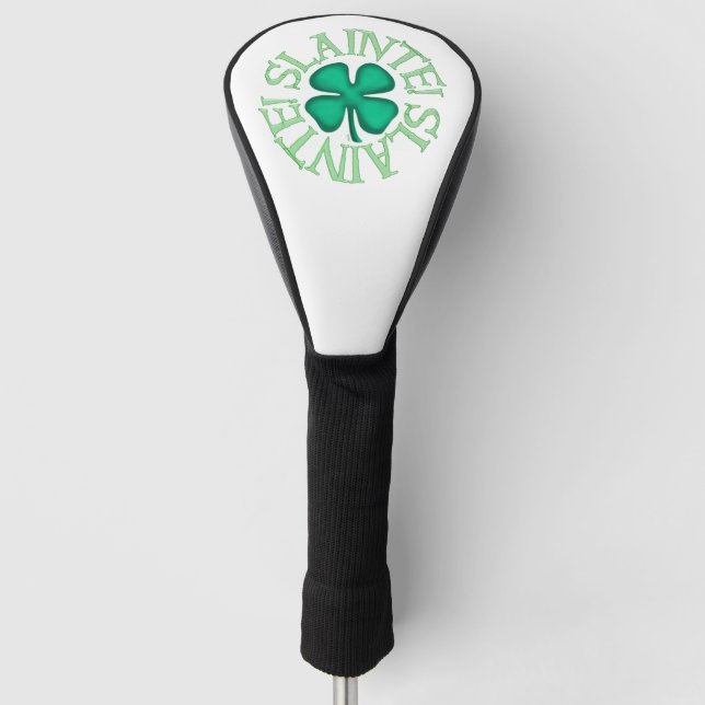 Slainte golf club driver head cover (Front)