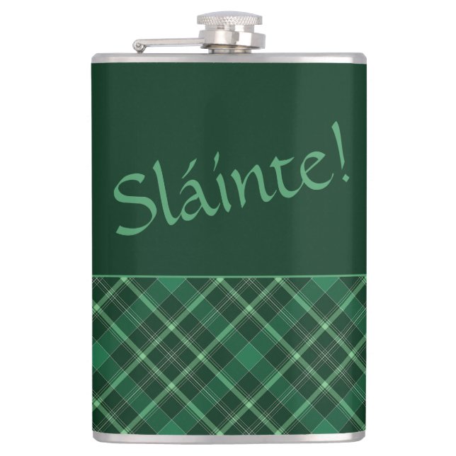 Slainte! Hip Flask (Front)
