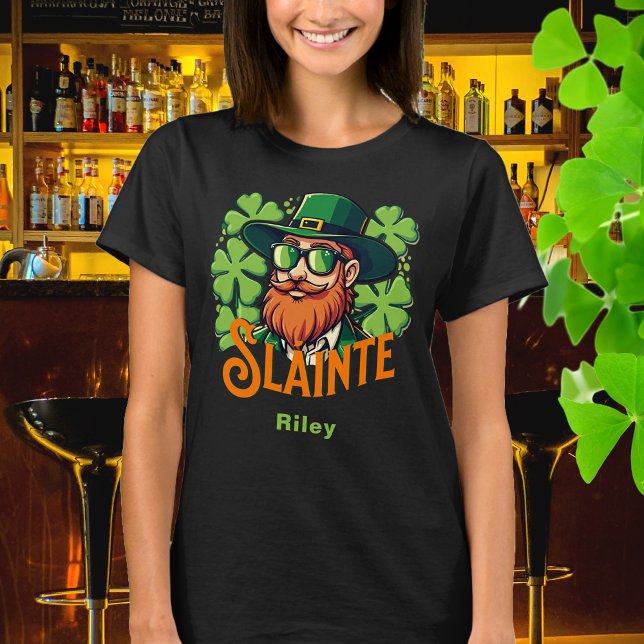 Slainte Irish Toast St Patrick's Day Personalized T-Shirt (Creator Uploaded)