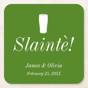 Slainte Paper Coaster