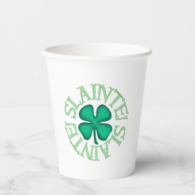 Slainte paper cups (Front)