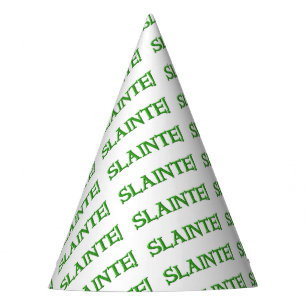 Slainte! party hats small clovers