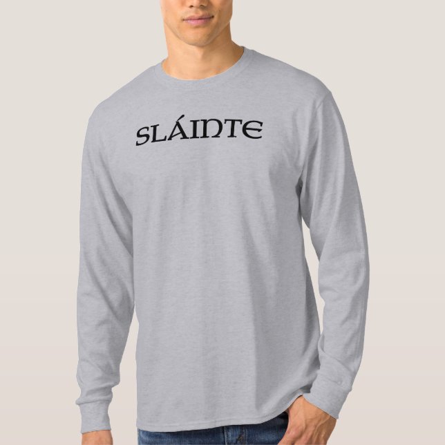 Slainte & Poem T-Shirt (Front)