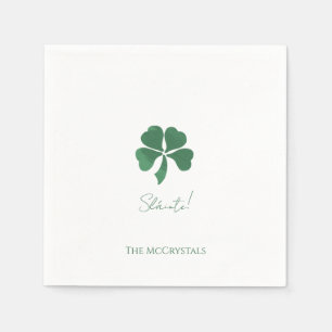 Sláinte Saint Patricks Irish Wedding Personalized  Napkin
