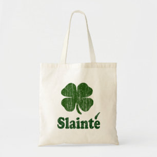 Slainte Shamrock Tote Bag
