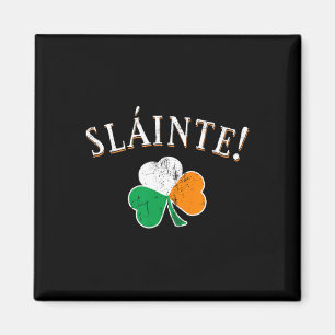 Slainte Toast Ireland Flag Shamrock St. Patricks D Magnet
