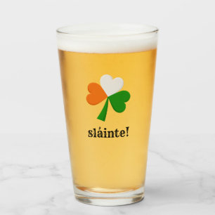 Sláinte ! Toast irlandais 16 oz. Verre