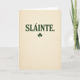 Slainte - Vintage Card