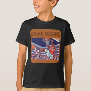 slam dunk basketball game begins T-Shirt