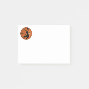 Slam Dunk Basketball Player on Basketball Post-it Notes