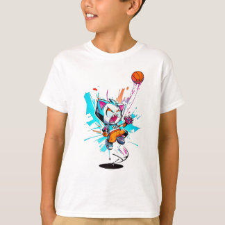 “Slam Dunk Cat” T-Shirt