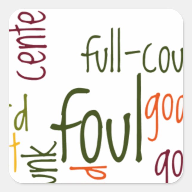 Slam Dunk Dreams: Basketball – Game of Champions Square Sticker (Front)