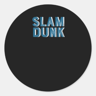 Slam Dunk Graphic Classic Round Sticker