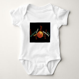 Slam Dunk of Vocabulary: Basketball Game of Champs Baby Bodysuit