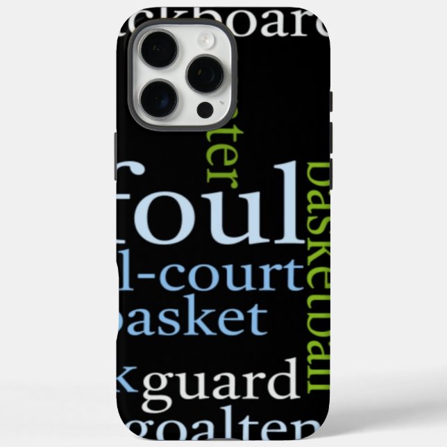 Slam Dunk of Words: Basketball Game of Champions Case-Mate iPhone Case (Back)
