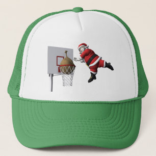 Slam Dunk Santa Claus Trucker Hat