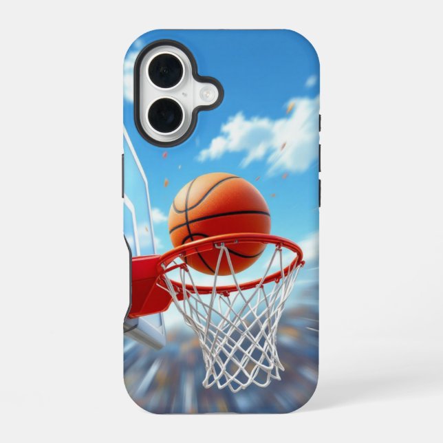 Slam Dunk Shield for iPhone 16 Case (Back)