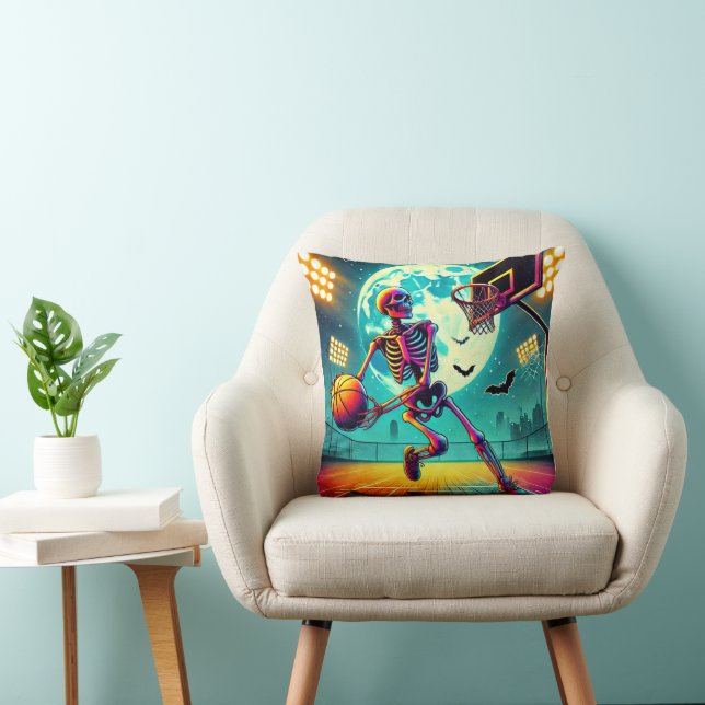 Slam Dunk Specter Throw Pillow (Chair)