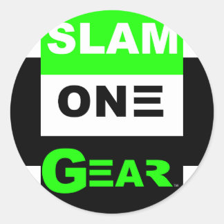 SLAM ONE GEAR Green Sticker
