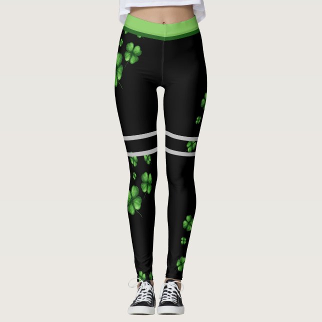 Slam Rock Shamrock Leggings (Front)