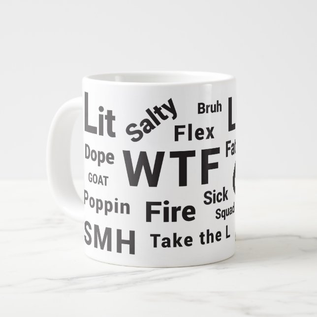 Slang Sayings and Ado Talk 2019 Coffee Mug (Devant gauche)