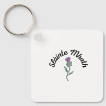 Slànte Mhath Square Keyring