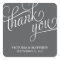 SLANTED | WEDDING THANK YOU LABEL