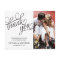 SLANTED | WEDDING THANK YOU POST CARD