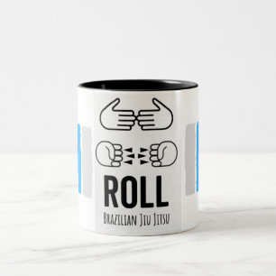 Slap Bump Roll Two-Tone Coffee Mug