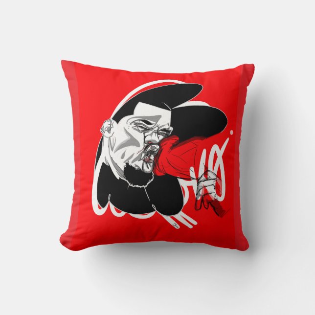 Slap or pass throw pillow (Front)
