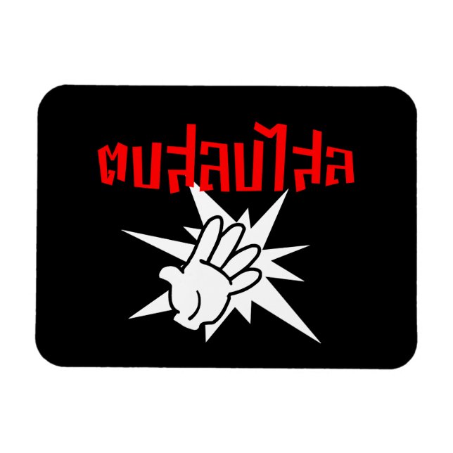 Slap You Silly ☆ Dop Salop Salai in Thai Script ☆ Magnet (Horizontal)