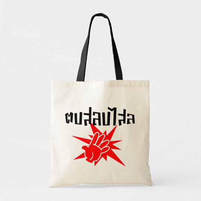 Slap You Silly ☆ Dop Salop Salai in Thai Script ☆ Tote Bag (Front)