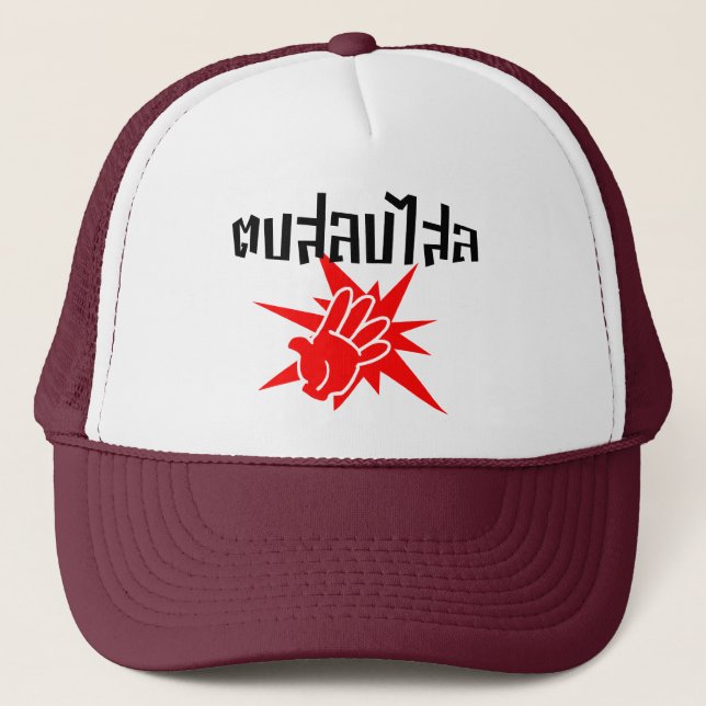 Slap You Silly ☆ Dop Salop Salai in Thai Script ☆ Trucker Hat (Front)