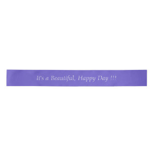 Slate Blue 6A5ACD - Custom Message or Blank Satin Ribbon