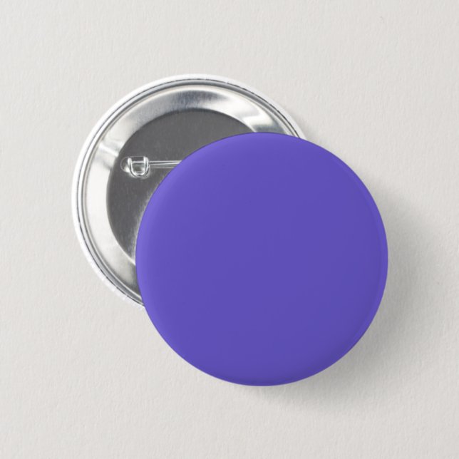 Slate Blue Custom Button Badge (Front & Back)